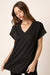 Textured Pocket V-Neck Mittoshop 