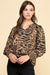 Tiger Print Blouse Les Amis 