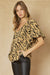 Tiger Puff Sleeve Top entro 