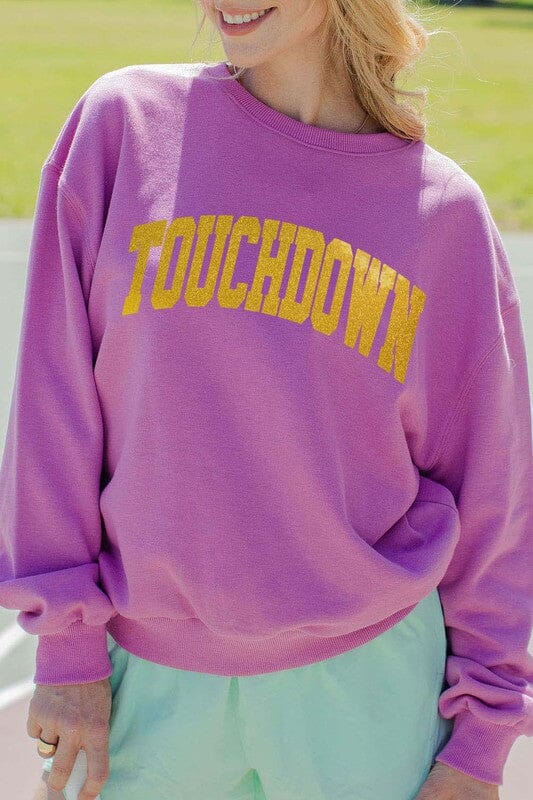 Touchdown Glitter Sweatshirts 12pm by Mon Ami 