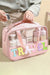 Travel Toiletry Bag with Chenille Letters Shiying 