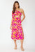 Tropical Print Cut Out Dress FSL Apparel 