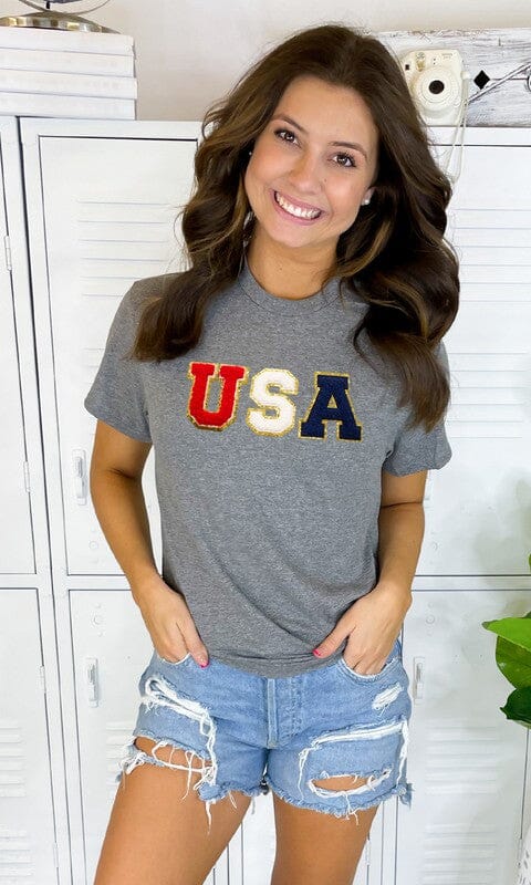 USA Chenille Tee Tees2urdoor 