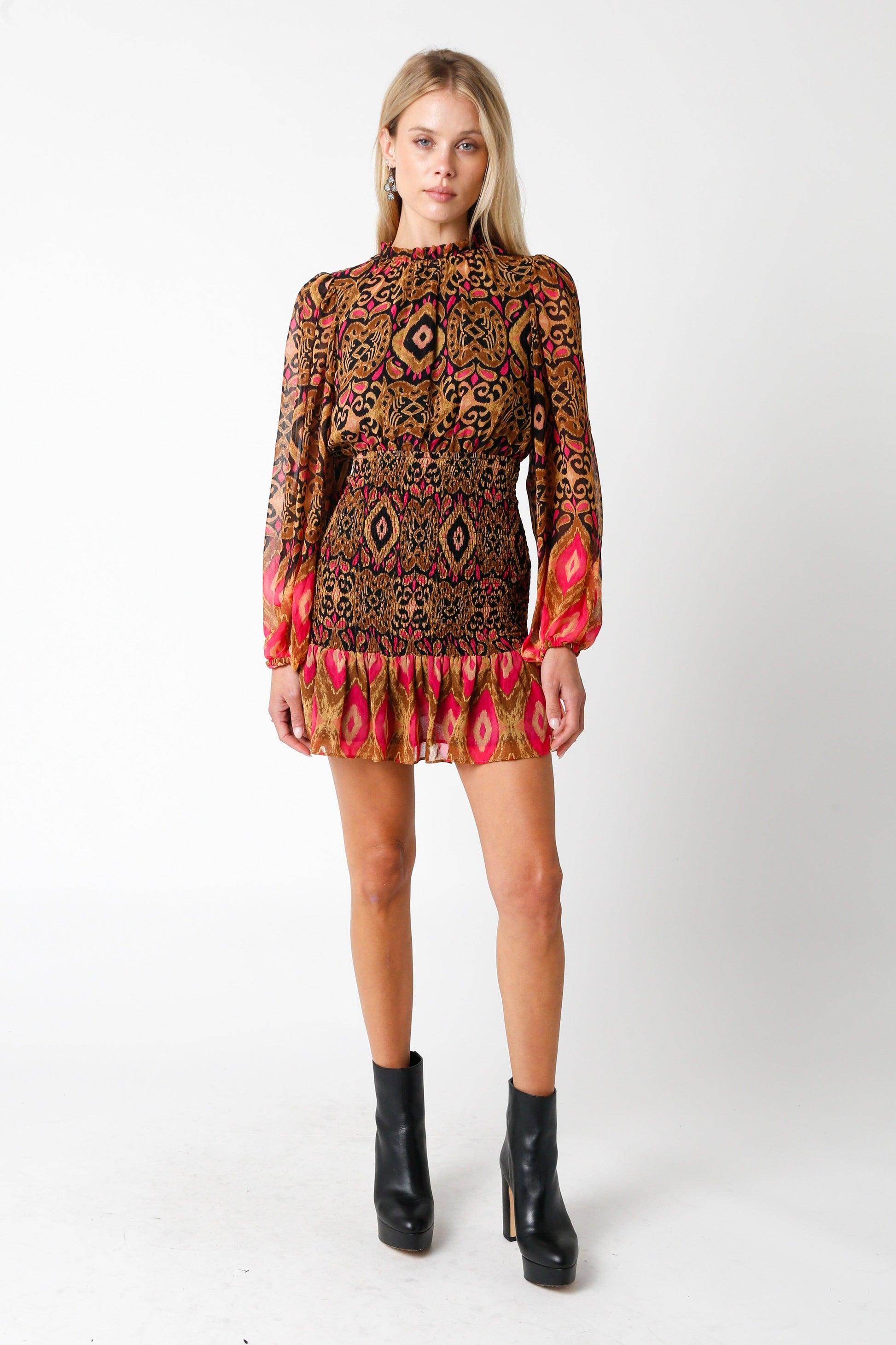 Vivian Dress Olivaceous 