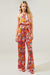 Waverly Floral Lighthearted Trapeze Jumpsuit Sugarlips 