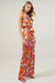 Waverly Floral Lighthearted Trapeze Jumpsuit Sugarlips 