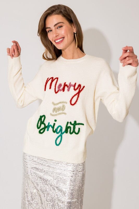 White Merry & Bright Sweater Gilli 