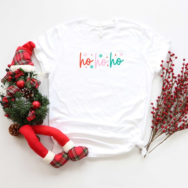 Youth Christmas Tees The Juniper Shop small Ho Ho Ho 