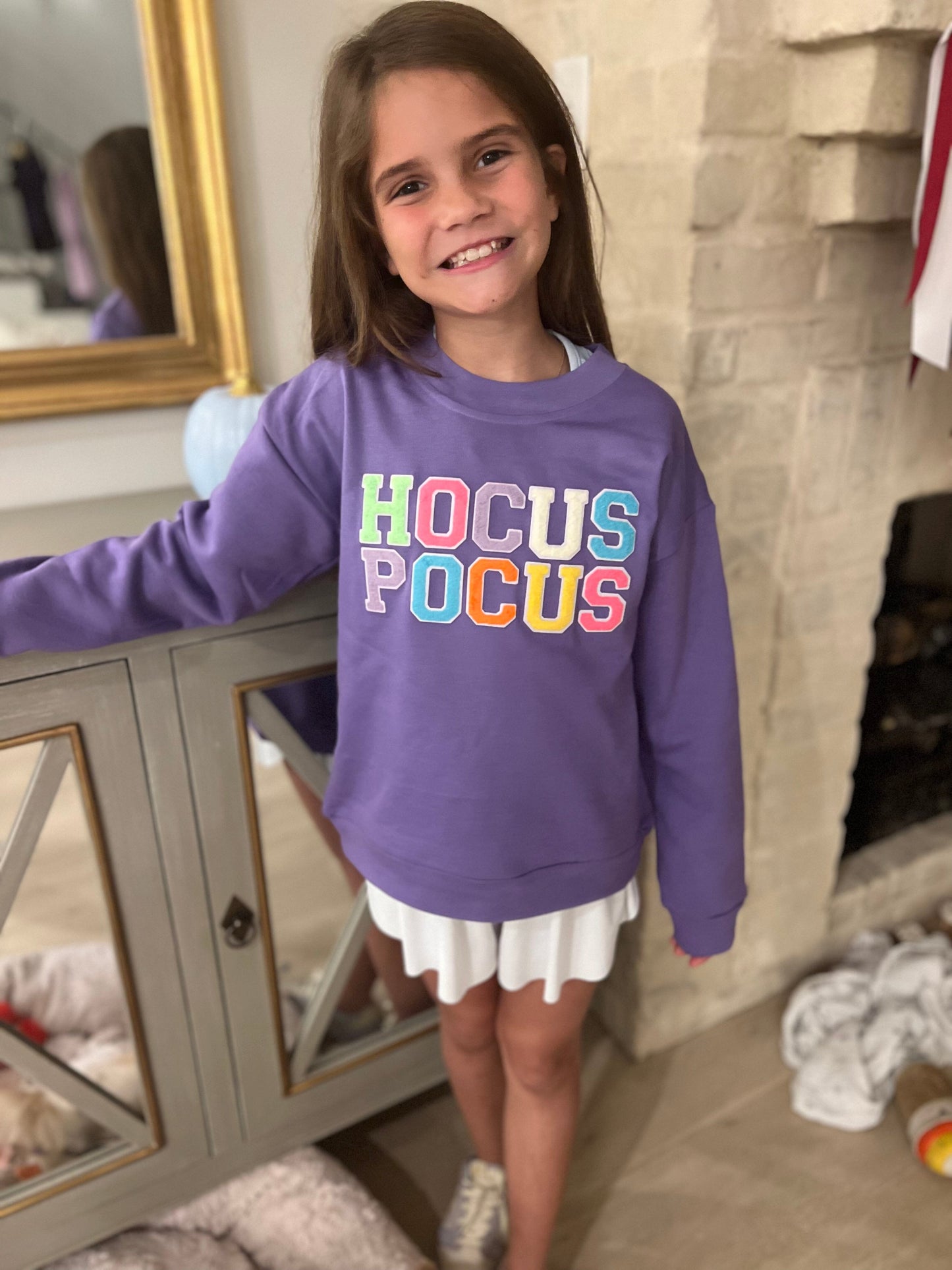 YOUTH Hocus Pocus Patch Sweatshirt Tees2urdoor 