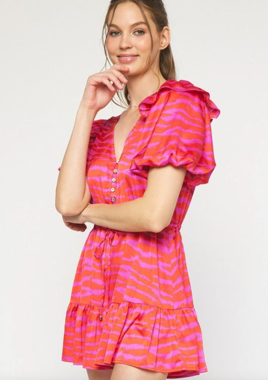 Zebra Silky Romper entro 