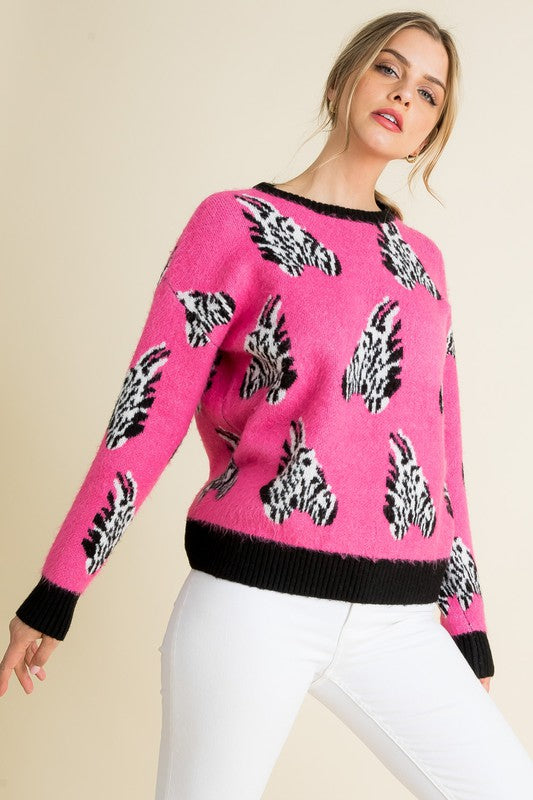 Zebra Sweater thml 