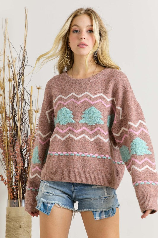 Zig Zag Christmas Sweater Adora 